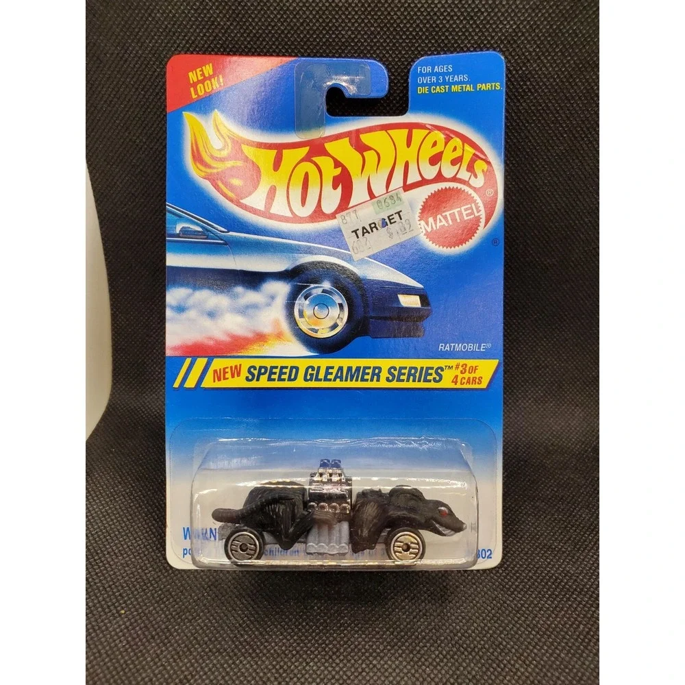 Hot Wheels 1995 Speed Gleamer Series #315 Ratmobile Black w/ UHs